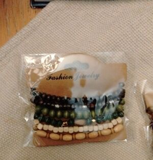 Fashion Jewelry Earthy Tones Beaded Bracelet Set